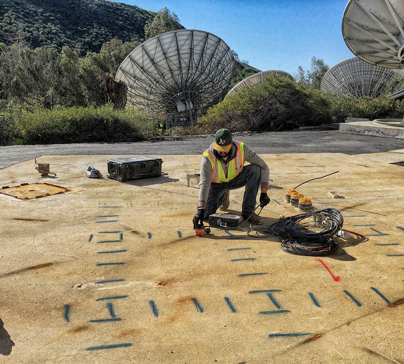 Concrete Scan with GPR and Radiodetection - Somis, CA