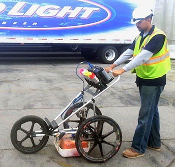 GPR Scanning Project in Van Nuys, CA