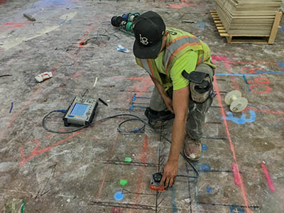 Post Tension Cable and Conduit Locate - Moorpark College, CA