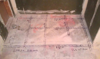 Post Tension Cable Map Out - Sacramento, California