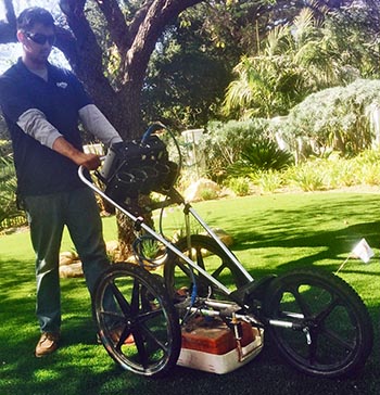 Ground Penetrating Radar Scan Performed - Montecito, Southern California
