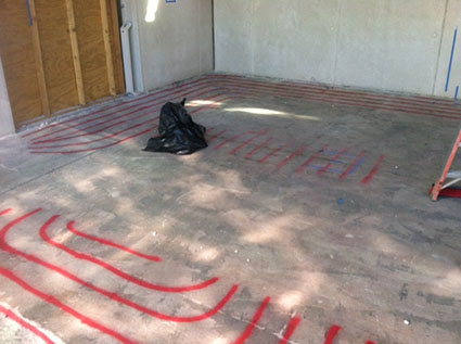 Rebar And Radiant Heating Tubes Located - La Jolla, CA